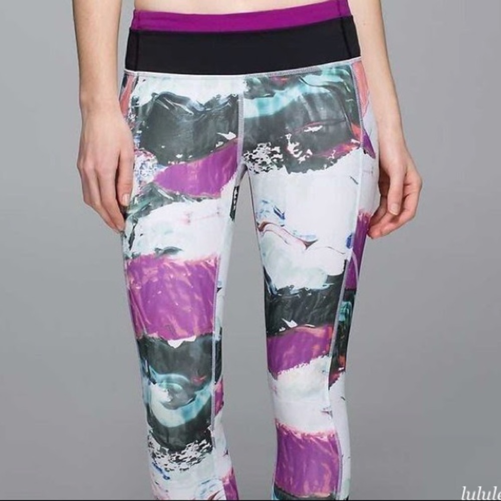 NWOT Lululemon Speed Tight III Pigment Wave Water